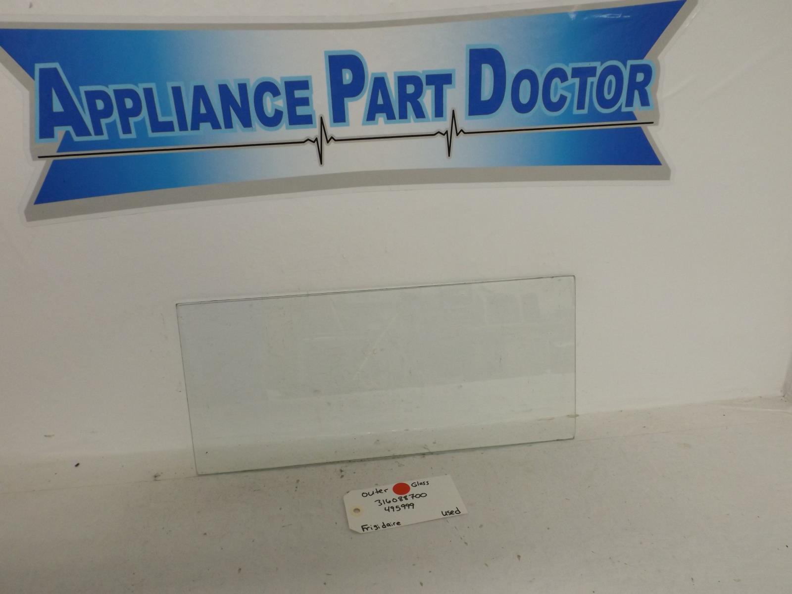 Frigidaire Oven 316088700 495999 Outer Glass Used Frigidaire Oven 316088700 495999 Outer Glass Used